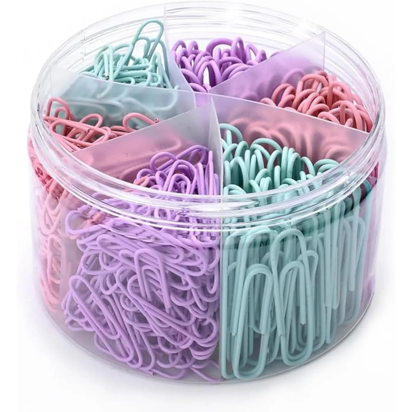 Macaron Colored Paper Clips,450 pcs Paper Clips Assorted Sizes, Large Small(1.1 inch & 2 inch) Paperclips, Paper Clip for Paperwork Office School and Personal Use