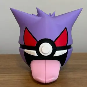 #0094 Gengar Ball - Made to Order, 3D Printed Figure, High-Quality PLA Character Pokemon Figurine
