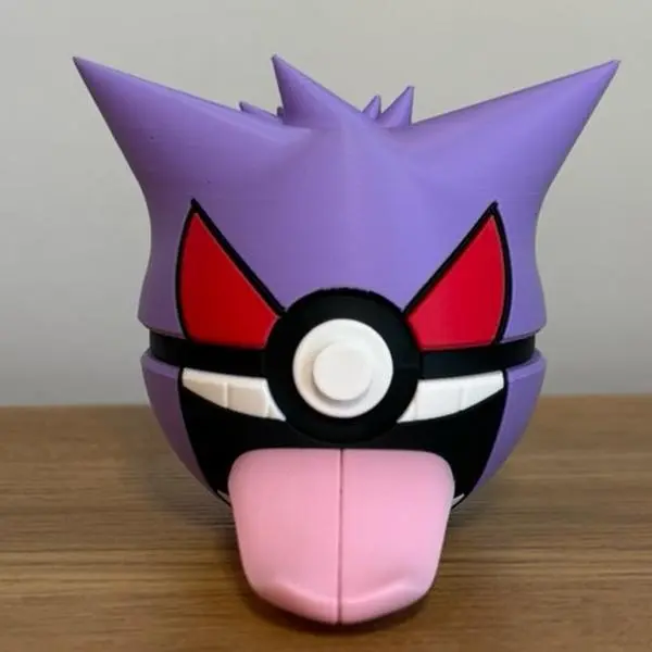 #0094 Gengar Ball - Made to Order, 3D Printed Figure, High-Quality PLA Character Pokemon Figurine