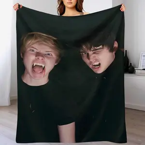 Blanket Sam and Colby Blanket Soft Comfortable Warm Wool Blanket Fan Gift Suitable for Room Sofa Office Bed Car Camping Sofa Decoration Comfortable Plush Beach 30"x40"