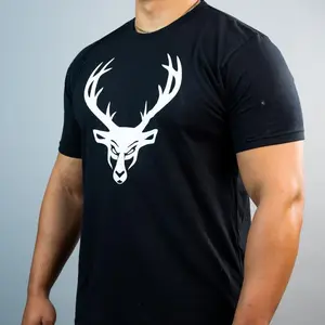 Bucked Up Flag T-Shirt Casual wear Tshirt for men Casual Menswear Comfort Cotton Tee Tops Black