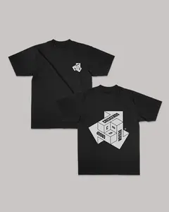 CDG CUBE BLACK TEE