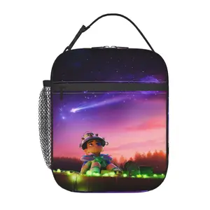 Cartoon Elio Insulated Lunch Box, Elios Reusable Lunch Bag. Elio movie Adult Meal Tote & Meal Holder, Designed for Work, Outdoor Activities and Picnics