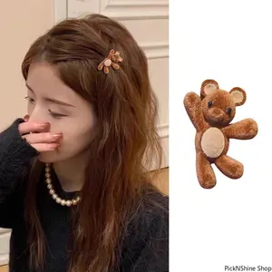 Exquisite Compact Side Hair Clips, New Forehead Broken Hair Barrettes, Sweet Headdress Hair Accessories For Girls And Women