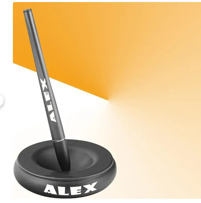 PERSONALIZED Latest Futuristic Levitating HOVER PEN - Custom Unique High Quality Black Maglev Pen for Office Table Decor - Gift for Executives