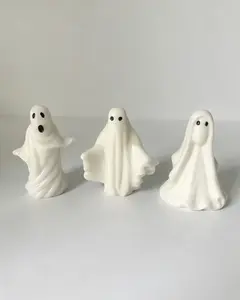 Halloween white ghost（one set 3 pieces) crystal is made with great precision and realism.7cm