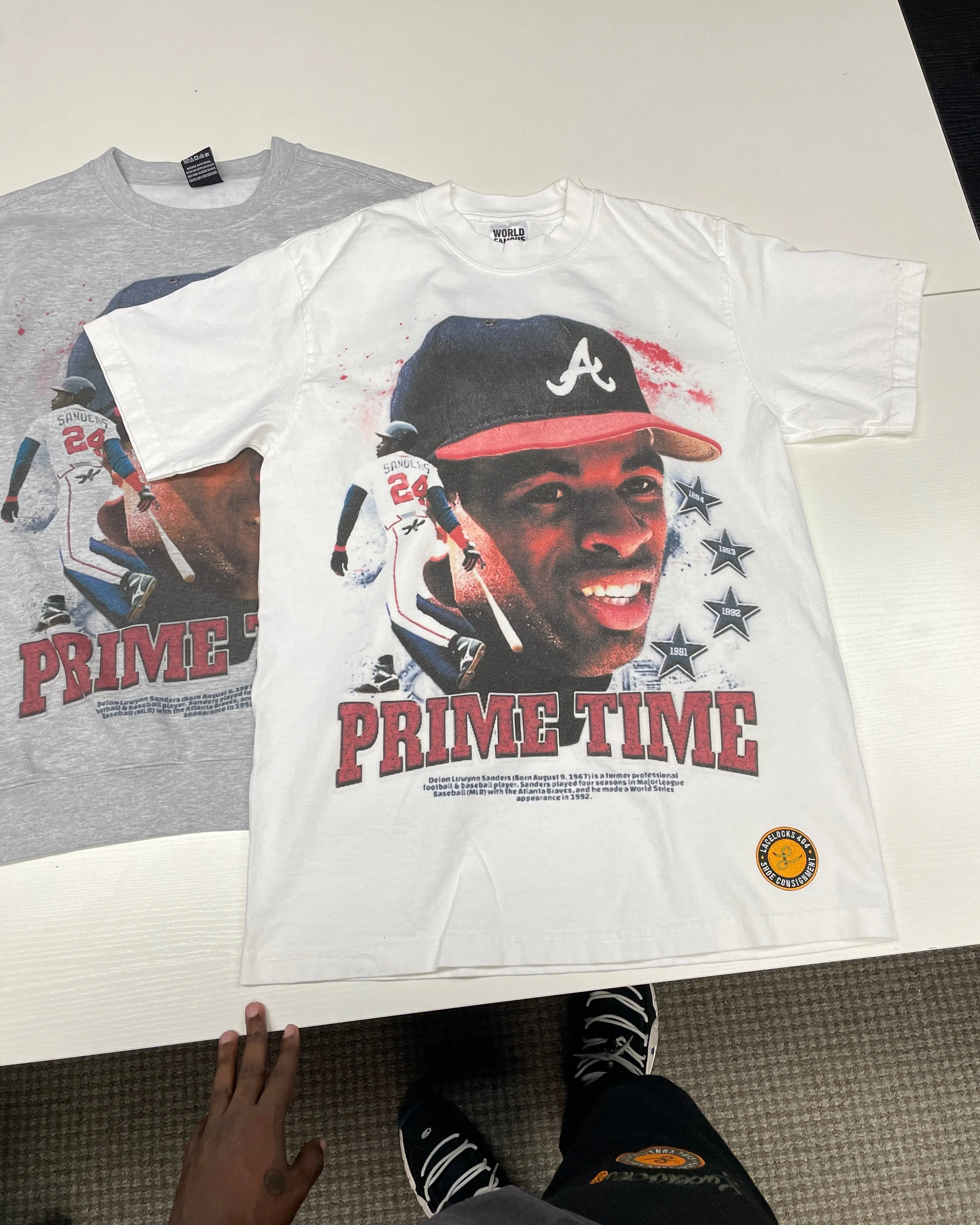Lacelocks “Prime Time” Braves Tee