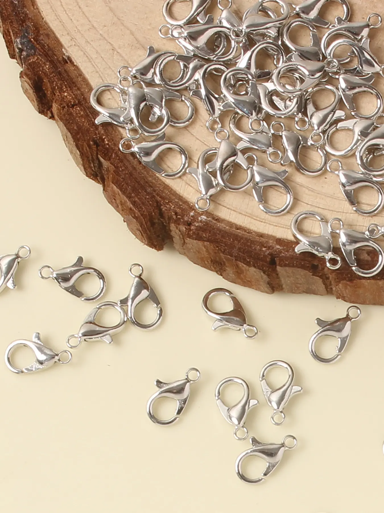 30pcs Durable Lobster Clasps, Jewelry Accessories for Necklaces and Bracelets, Essential DIY Craft Materials, Perfect for Handmade Projects