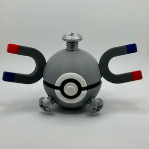 Decorative Poké Ball with Magnemite Design Room Ornaments