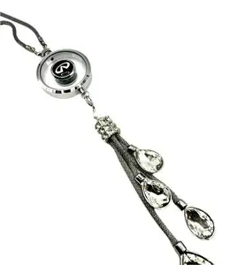 Luminous Pendant Car Air Freshener with Crystal Clear Aluminum Design for Infiniti Essential Oils Diffuser Hanging Aroma Freshener for Cars Trucks SUVs