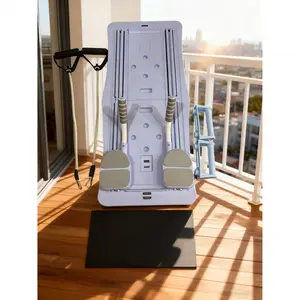 8-in-1 multifunctional abdominal training board, with automatic rebound function, core strength trainer, plank support| Home fitness exercise board, adjustable resistance design, Pilates exercises, durable PP material