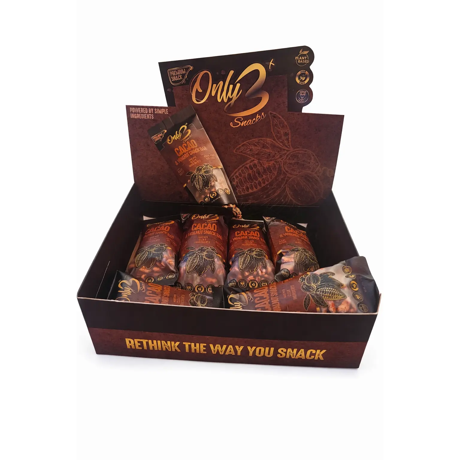 Cacao & Walnut Nut Snack Bar Bundle  - 6-Pack