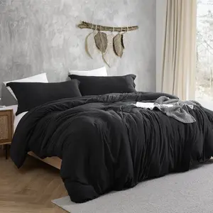 Natural Loft Coma Inducer Comforter with Cover - Black Natural Loft Coma Inducer Comforter with Cover - Black