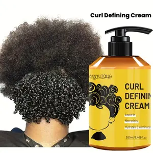 Curl Defining Cream 280ml – Moisturizing Styling Cream for Wavy and Curly Hair