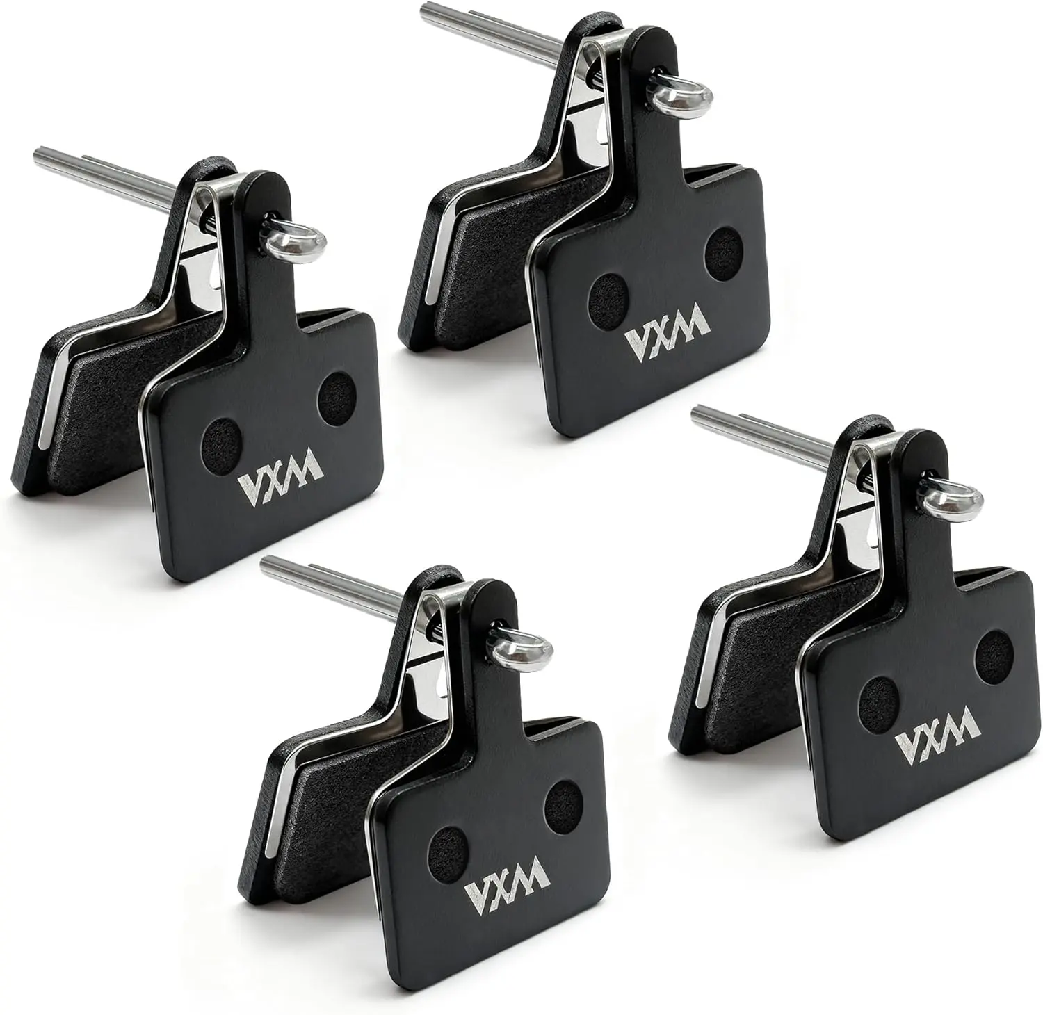 Pads,  Pads & Spring for Mountain  Disc Brakes, Bicycle  Pads Compatible with TRP Tektro Shimano Deore Br, Semi-Metallic &