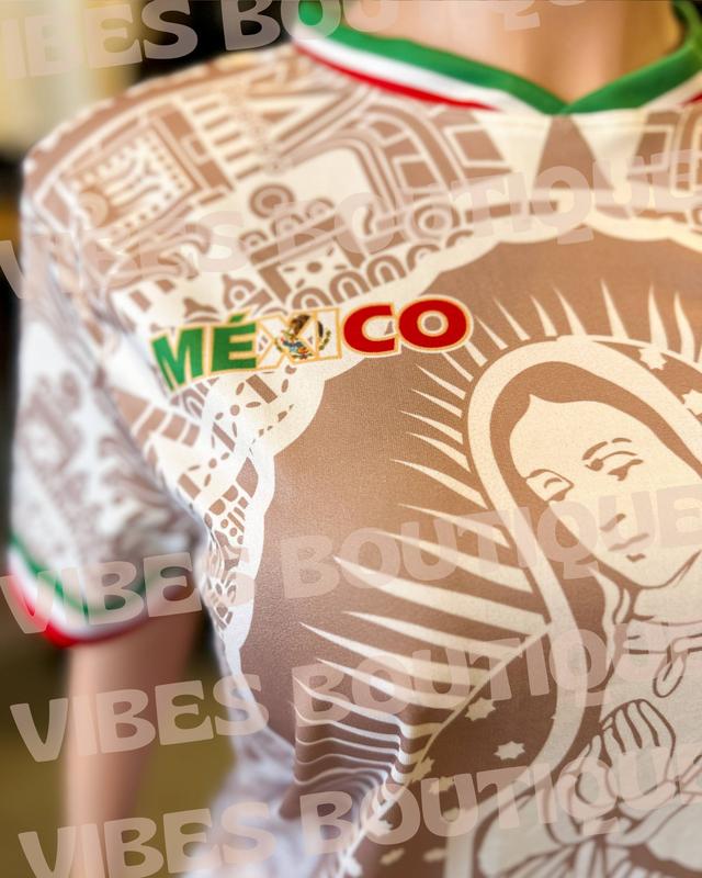Mocha Virgen Mexico Jersey