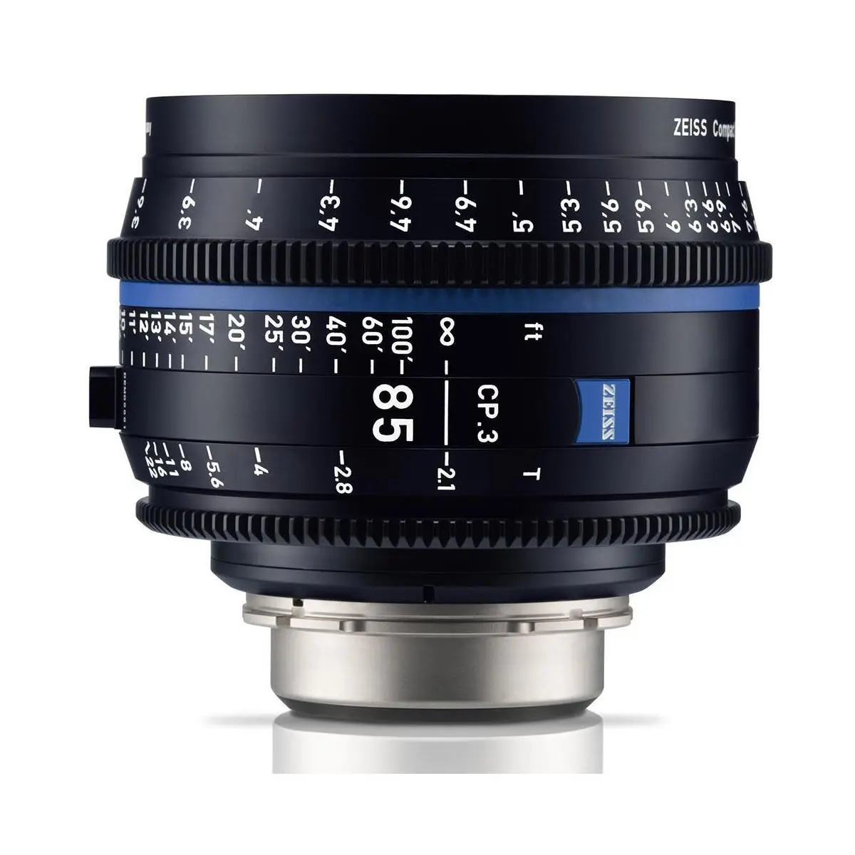 Zeiss 85mm T2.1 CP.3 Compact Prime Cine Camera Lens for Canon EF Mount - Manual Full Frame Lens for Filmmakers, Smooth Durable, Feet Scale, Data Compatibility, Open Box Camera Accessory