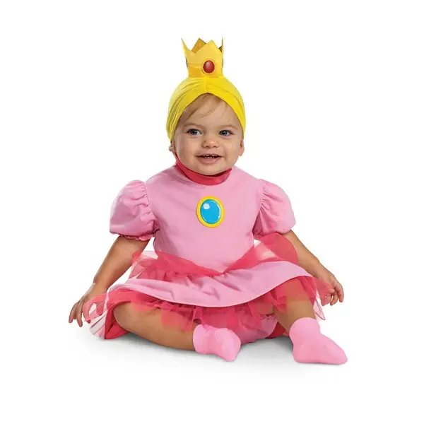 Super Mario Bros Infant Posh Princess Peach Costume