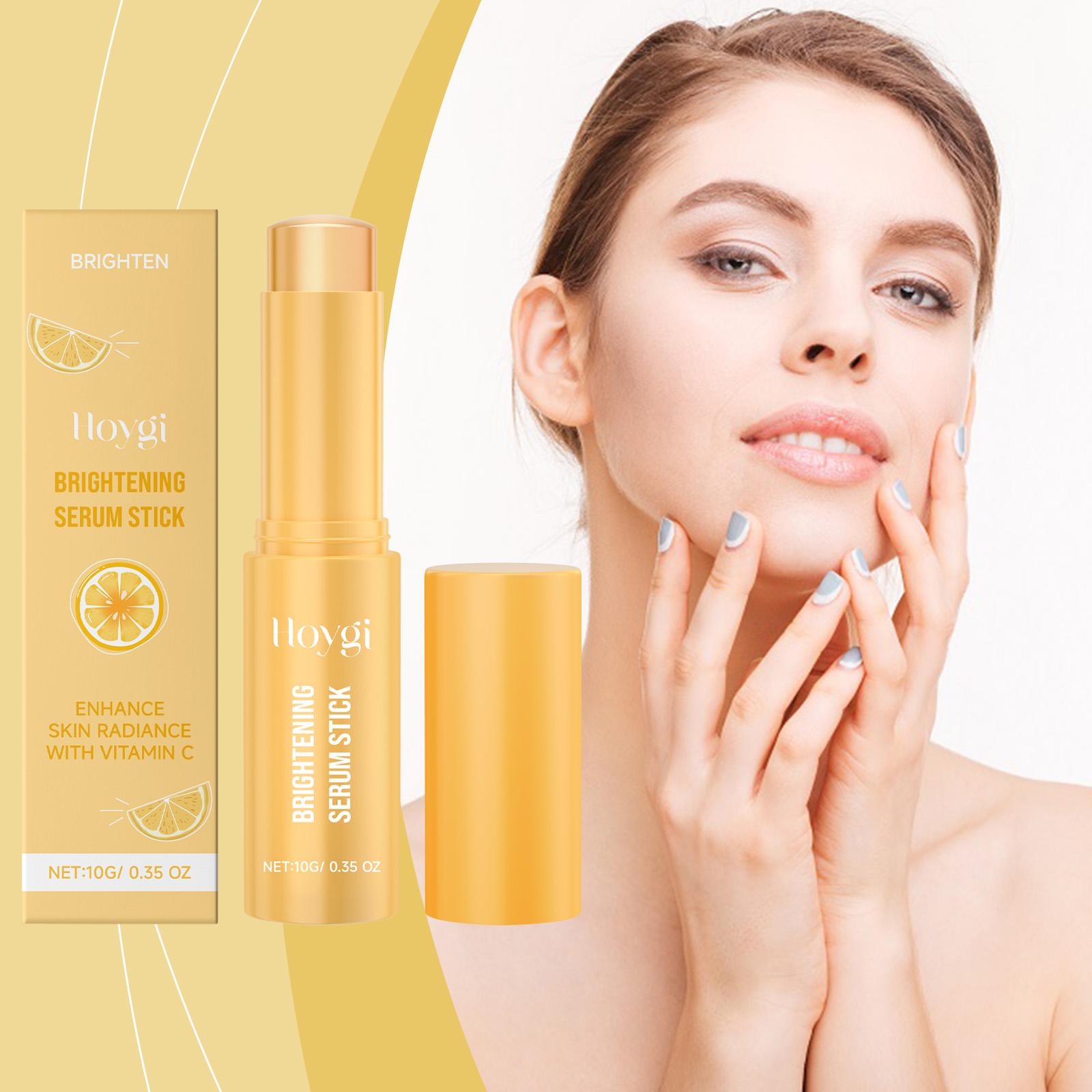 Hoygi Vitamin C Serum Stick - Brightening & Moisturizing Face Balm Moisturizers, Radiance