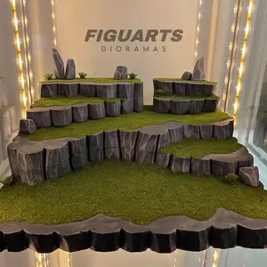 1/12 Scale Earth Theme Diorama - Fits IKEA Detolf (14”x13”)