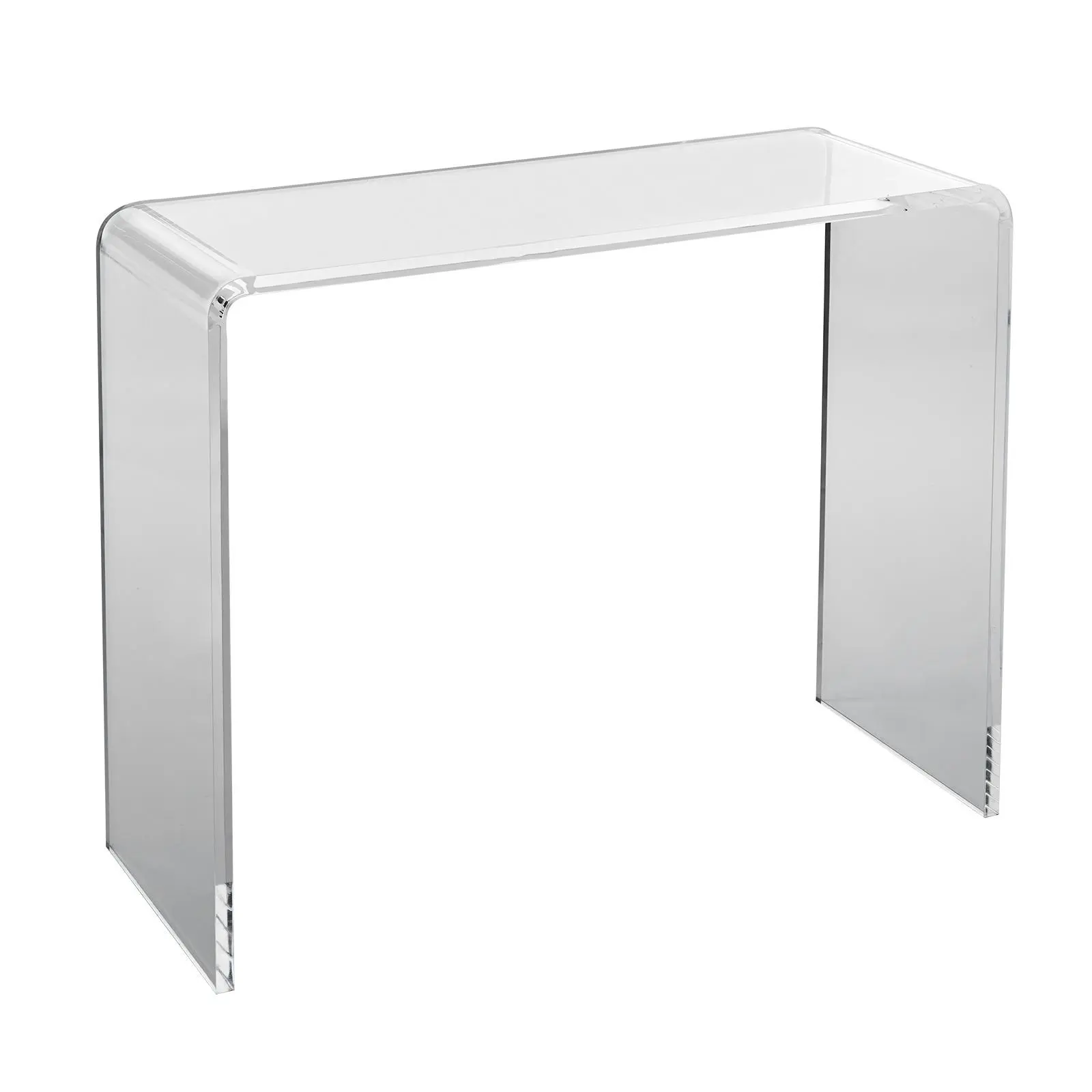【Summerfinds】VEVOR Acrylic Console Table, Clear Acrylic End Table, Transparent Acrylic Side Table 37.95x15x29.13 inch, for Foyer, Living Room, Dining Room
