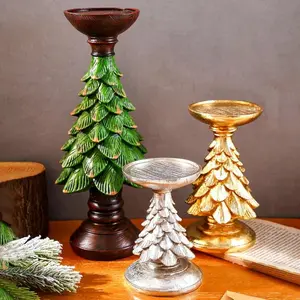 1 Piece Creative Realistic Resin Christmas Tree - Home Decoration Ornament, Unforgettable Table Centerpiece, Suitable for Theme Parties, Restaurants, Celebrations, and Christmas Decorations