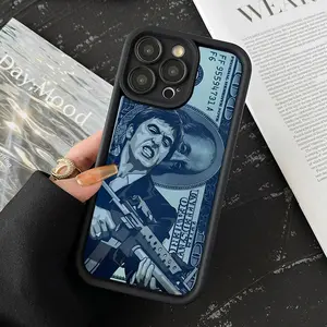 Retro Style Scarface Film Phone Case , TPU Soft Silicone,Fully Protected and Shockproof For iPhone16 15 15Pro Max 14 14Pro 13 12 11 X 16promax Classic