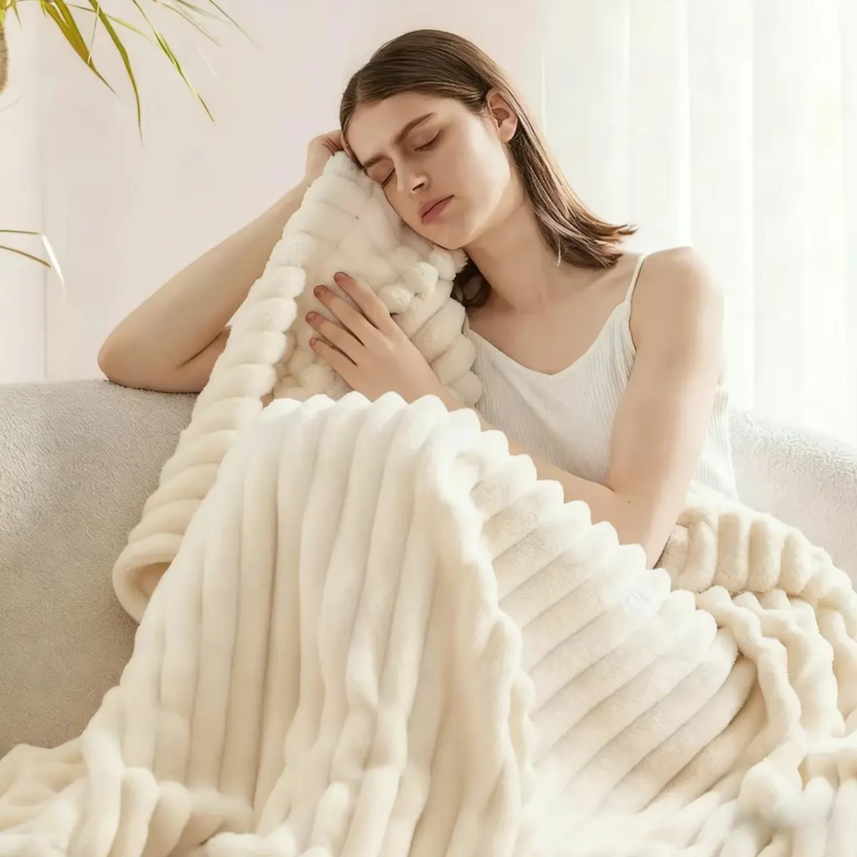 Cozy Sofa or Bed Throw Blanket Ultra Soft Flannel, Soft Warming Blanket, Lightweight All-Season in Multiple Colors & Sizes, Perfect for Living Room, Bedroom, Travel, and Christmas Gifts, Soft Comfy Blanket, Soft Blankets