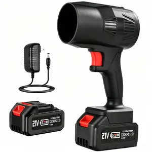 Rechargeable Handheld Leaf Blower, Lightweight Cordless Air Gun for Car Detailing, Patio Cleaning & Workshop Dusting, for Outdoor & Auto Care