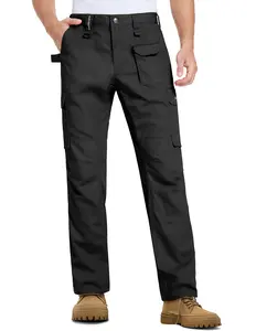 #fathersdaygift DURAWERK Men's Cargo Pants, Water Resistant Work Pants, Durable Ripstop Tactical Pants, EDC Hiking Pants, Hunting Pants