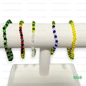 Orisha Ilde Bracelet/ Ilde de Yemaya Oshun Obatala Elegua Ogun/ Adjustable Ilde