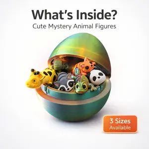 Articulated Mini Animals in Egg Capsule – Surprise Mystery Figures | Dinos, Dragons