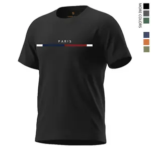 Men’s summer crew-neck short-sleeve T-shirt, suitable for gym workouts, running, cycling, and casual summer wear; ideal for outdoor sports and everyday use.