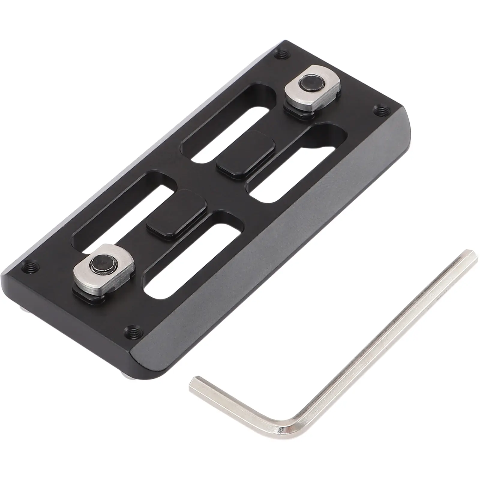 FP-80 Arca Rail Mount 3.15 inch Arca Swiss for Rifle Tripod Ballhead Quick Release Plate Aluminum Compatible RRS Camera Smartphone Camera mini