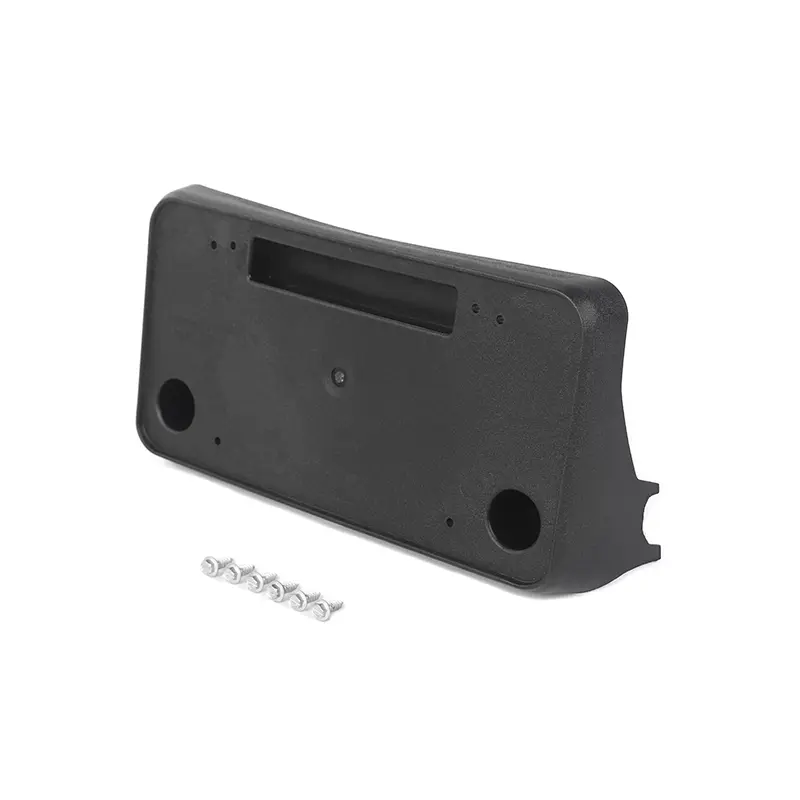 Front License Plate Frame Bracket Holder Hanging Kit for 2022-2024 Chevy Silverado ZR2 Truck - ABS Plastic, Adhesive Mount, DIY Install, 4-Piece Exterior Car Accessories Auto Parts