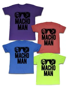 WWE Old School Macho Man Glasses T-Shirt