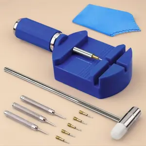 Professional Watch Link Removal Tool Kit - Portable Hand Tool for Watch Repair, Bracelet Resizing, Pin Adjustment, and Pin Replacement