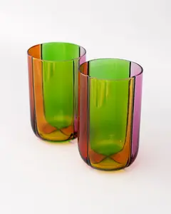 High Ball Glass Set - Colorblock High Ball Glass Set - Colorblock