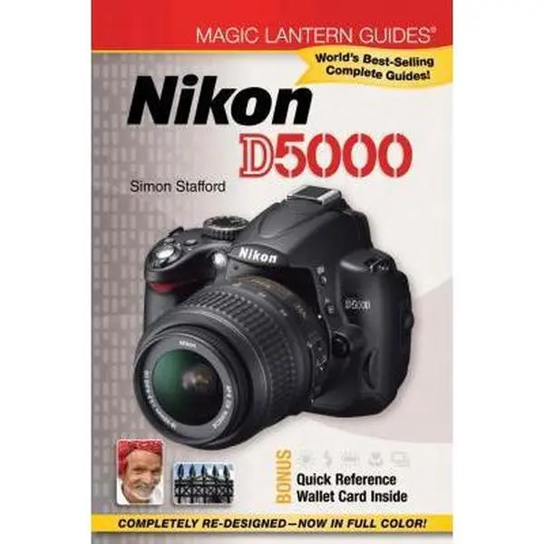 Used Nikon D5000 Camera Photography Manual (Magic Lantern Guides) by Simon Stafford - Soft Cover, English, with Diagrams, Instructions, and Tips