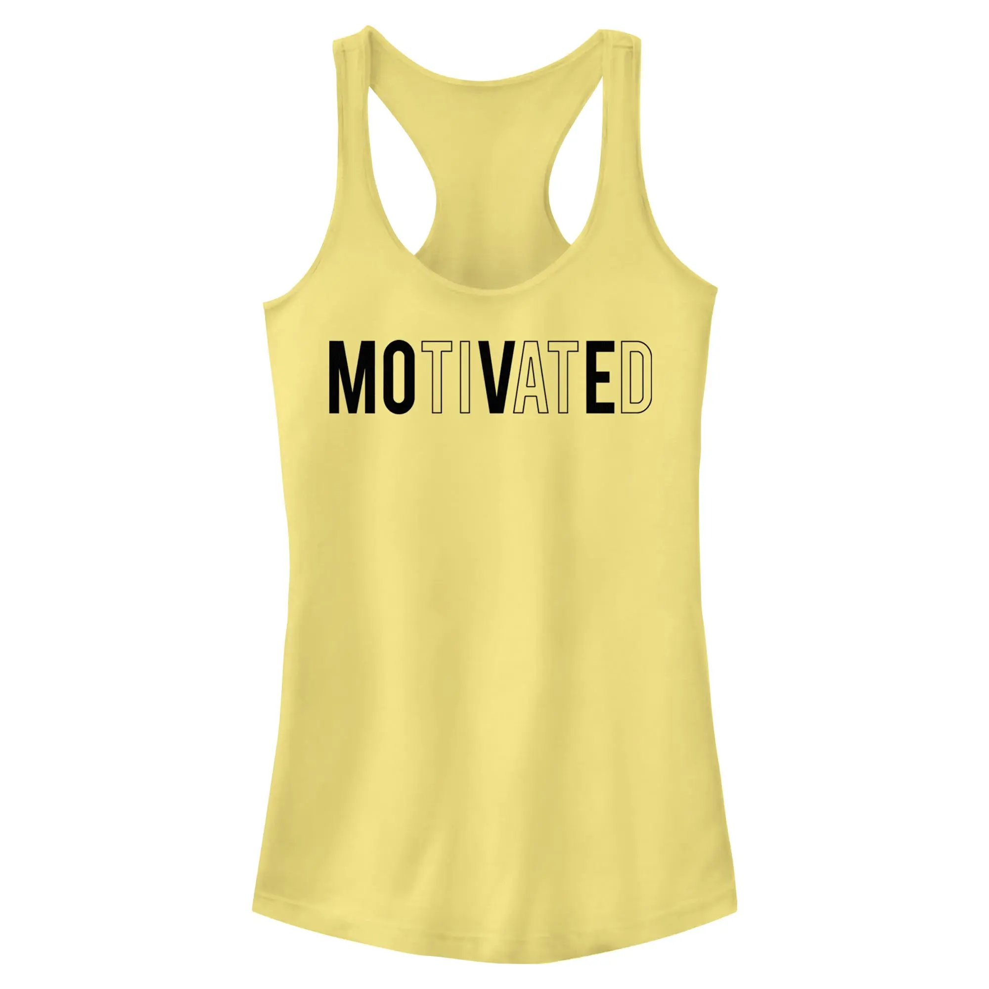 Junior's Lost Gods Motivated Quote Racerback Tank Top