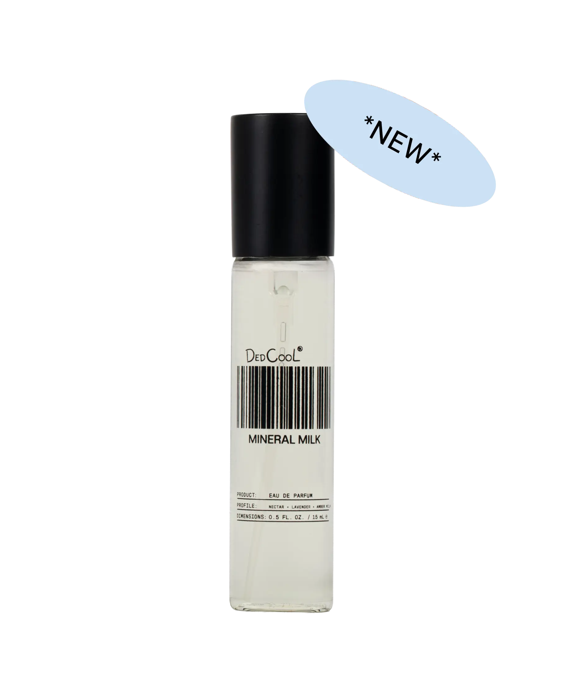 DedCool Mineral Milk Eau de Parfum Travel Spray with Notes of Lavender, Nectar & Amber Milk - Your Favorite Milk on a Seaside Getawy