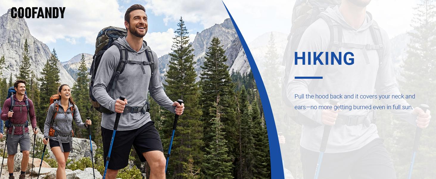 COOFANDY Men's UPF 50+ Fishing Shirt Lightweight Quick Dry UV Sun Protection Hoodie Long Sleeve SPF Hiking Running Rash Guard COOFANDY Men's UPF 50+ Fishing Shirt Lightweight Quick Dry UV Sun Protection Hoodie Long Sleeve SPF Hiking Running Rash Guard