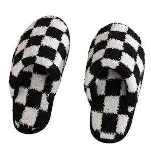 Local Beach Checker Cozy Slippers
