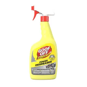 Goof Off 32 oz. Power Cleaner and Degreaser, More Effective on Grease, Oil, Tar and Grime, Safe for Shop and Garage Surfaces, Easy Spray and Wipe Formula with No Harsh Fumes, Cuts Through Tar, Grime, and Engine Grease, No Harsh Fumes, Easy Spray and Wipe