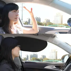 Summer Car Driver's Seat Sunshade, Heat Insulation and Cooling, Car Driver's Seat Sun Visor, Static Cling Laminated Sun Shade, Traceless Sun Shade, Sun Shade That Does Not Block the View of the Driver and Passenger, Summer Car Side Window Sunshade