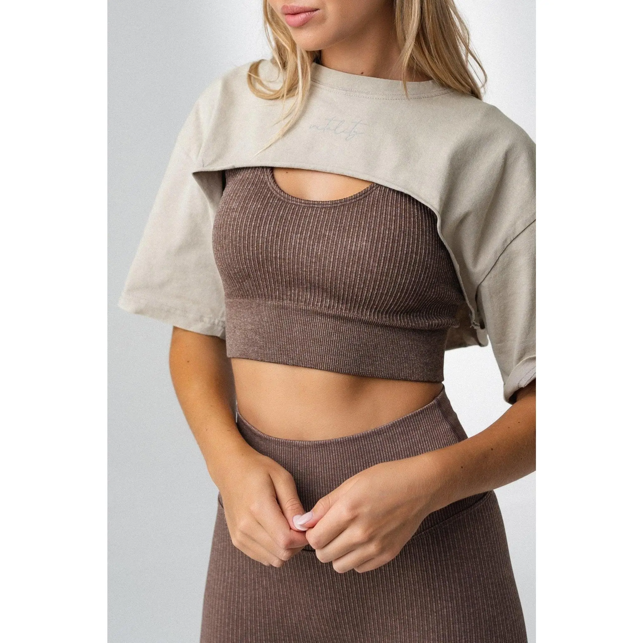 The Stella Tee - Sandstone