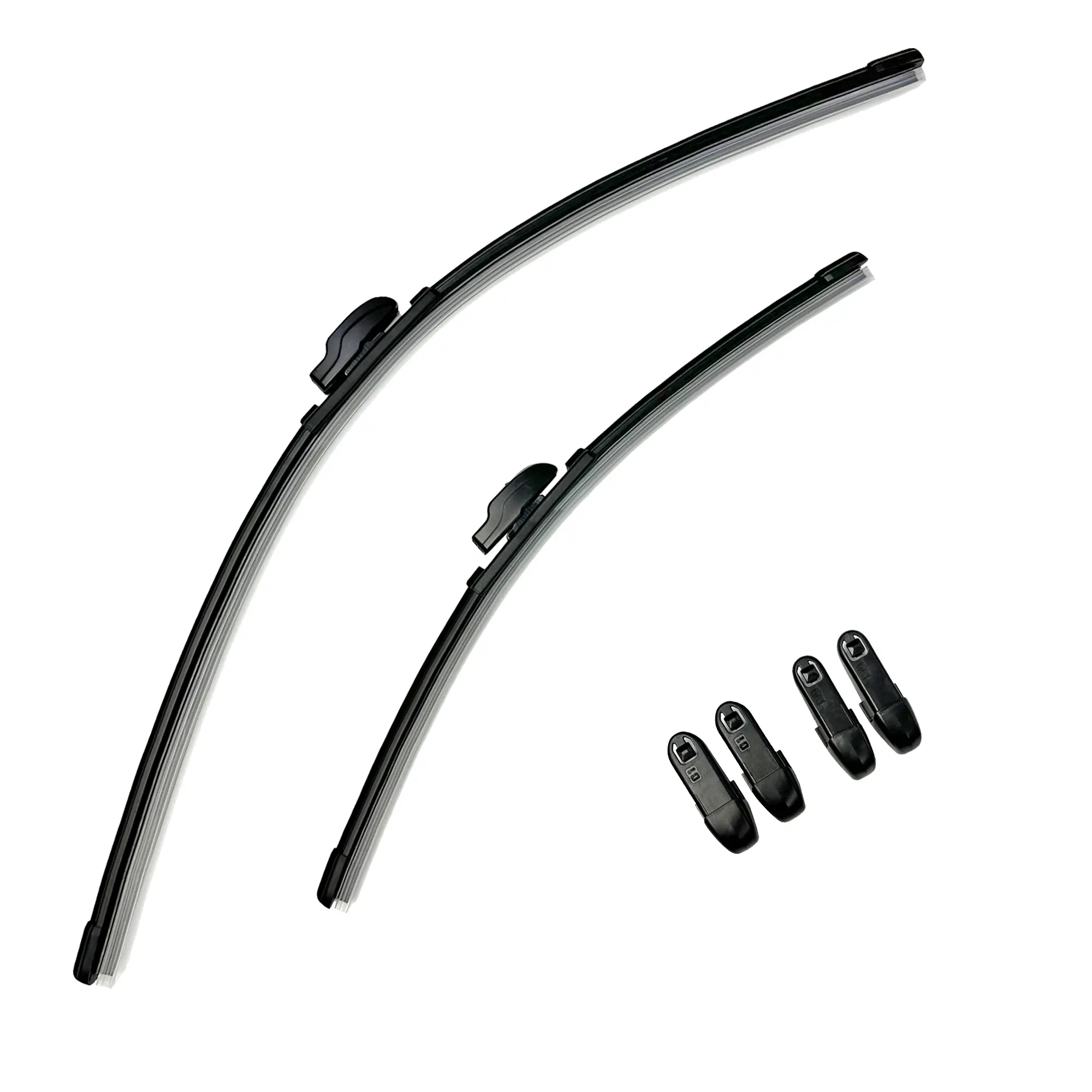 All-Season Premium Silicone Windshield Wiper Blades – Streak-Free, Ultra-Quiet & Easy Install | Universal Fit for Cars, SUVs & Trucks | 2-Pack