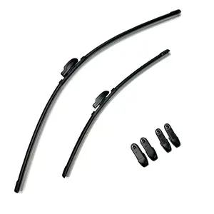 All-Season Premium Silicone Windshield Wiper Blades – Streak-Free, Ultra-Quiet & Easy Install | Universal Fit for Cars, SUVs & Trucks | 2-Pack