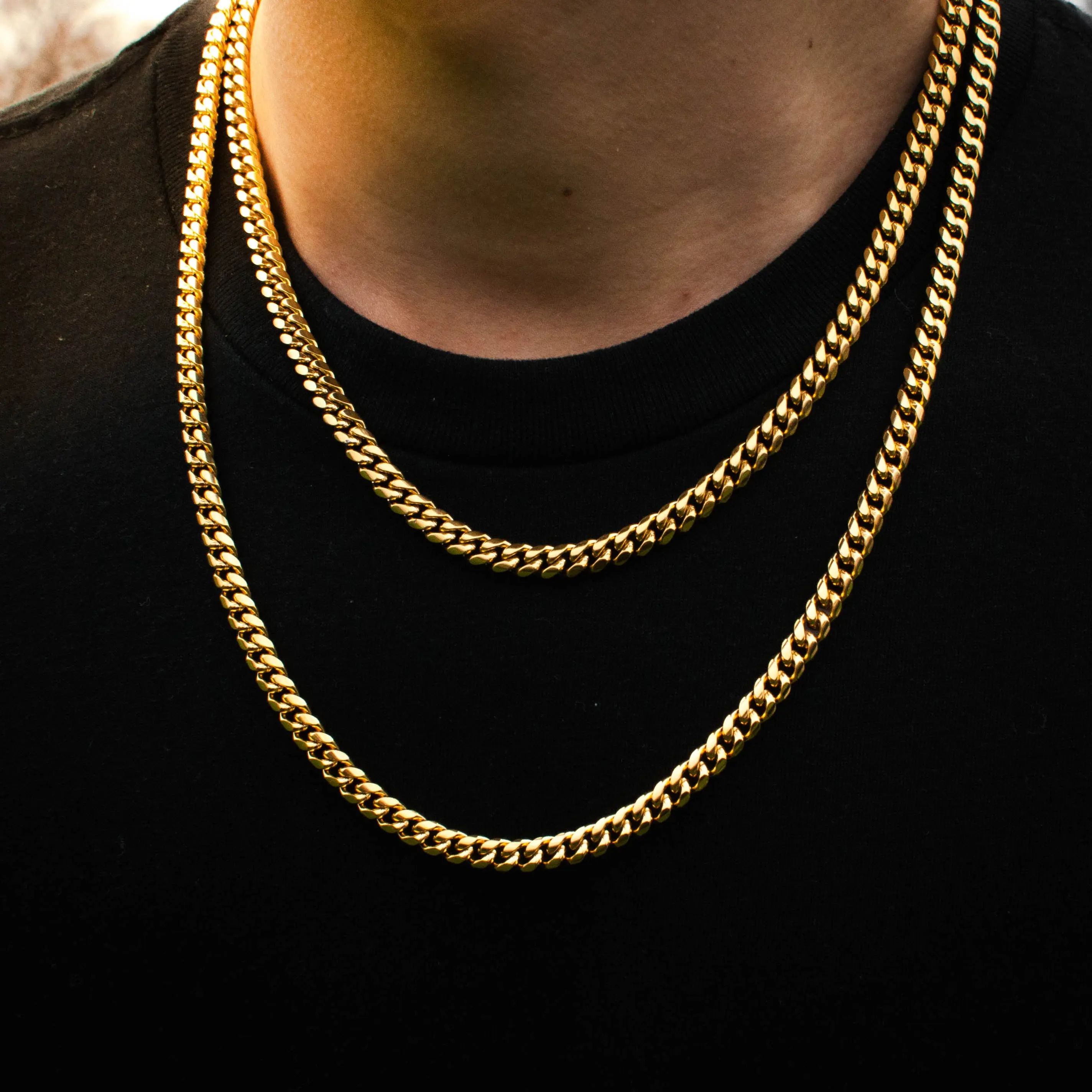Miami Cuban Link Chain in Yellow Gold (6mm)