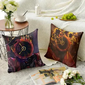 PIKPAKA Game New L-Limbus Company Cushion Cover Organic linen, breathable and skin-friendly, invisible zipper Eco-friendly double-sided printing，Washable and mite-removing, durable DIY fabric ，The perfect gift for home decor enthusiasts